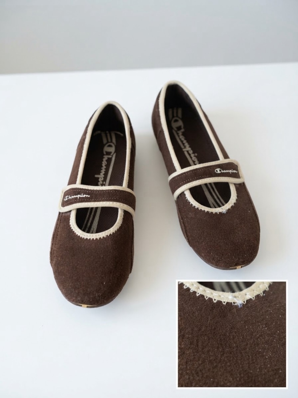 Champion Brown Mary Jane Flats – Women’s Shoes